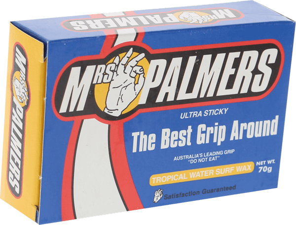MRS Palmers Wax Tropical Single Bar for warm water surfing