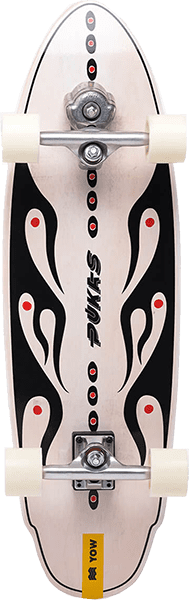 Plan B Yow Pukas Surfskate Comp, a complete skateboard offering an authentic surf experience