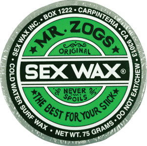 Sex Wax OG Single Bar Cold surf wax bar, classic yellow packaging