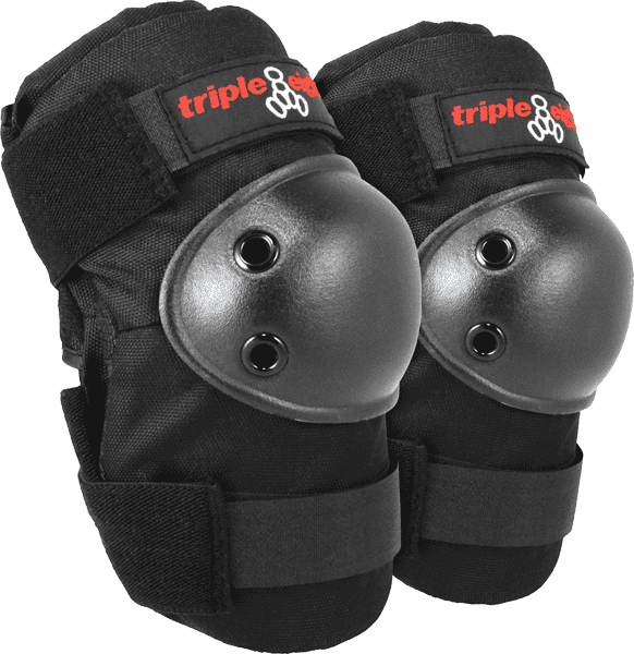 Triple 8 Saver Elbowsavers OSFA elbow pad laid flat showing low-profile sleeve design and cap