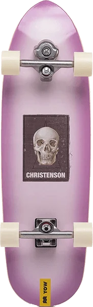 Yow Christenson Hole Shot Surfskate Comp Complete Skateboard, designed for advanced riders and surf enthusiasts